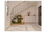 do realistic  rendering living and stair
